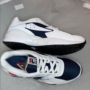 Fila Mindblower Mens White Navy Sneakers Casual